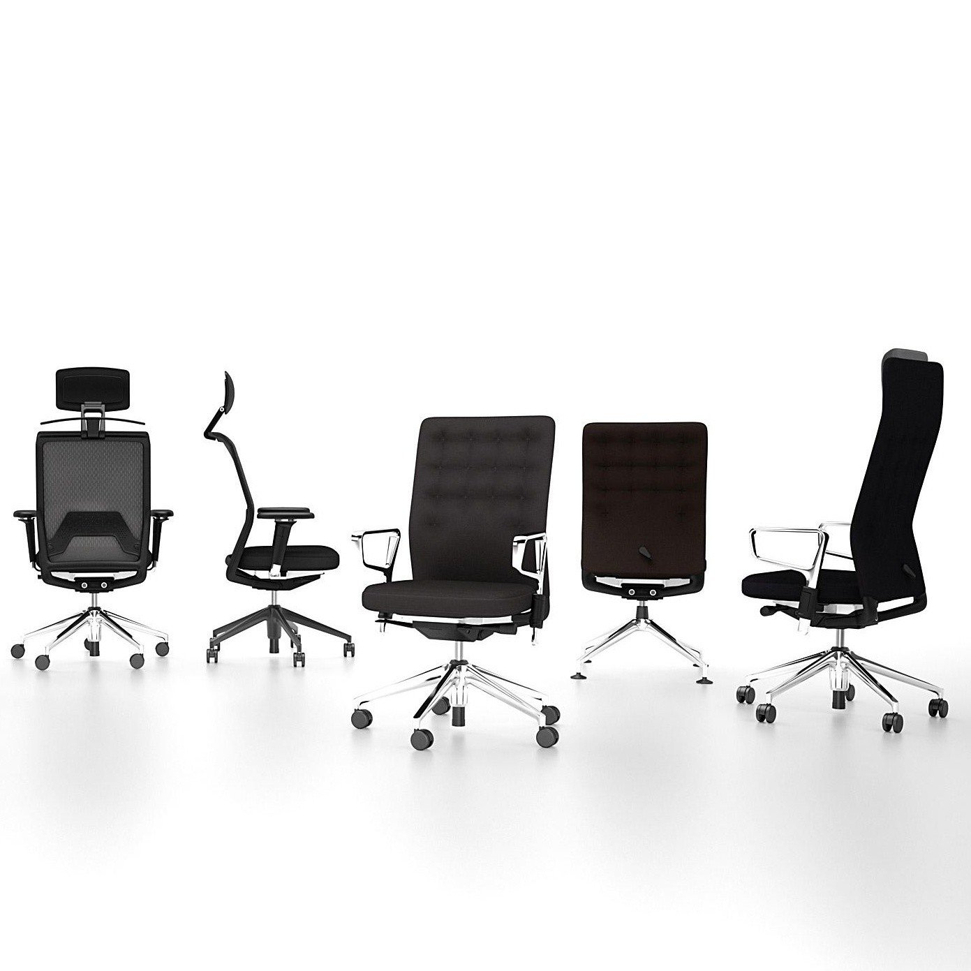 办公椅|现代真皮中班椅|办公家具|球友会（中国）家具|ID Mesh 大班椅/职员椅