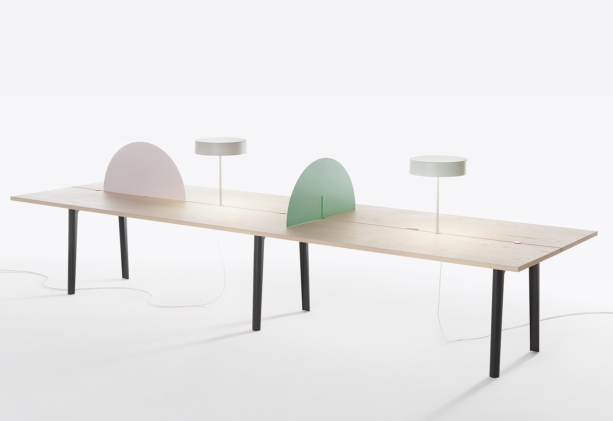 [办公屏风|办公屏风系统|办公家具|球友会（中国）家具|Offset Table 工作台/办公桌]