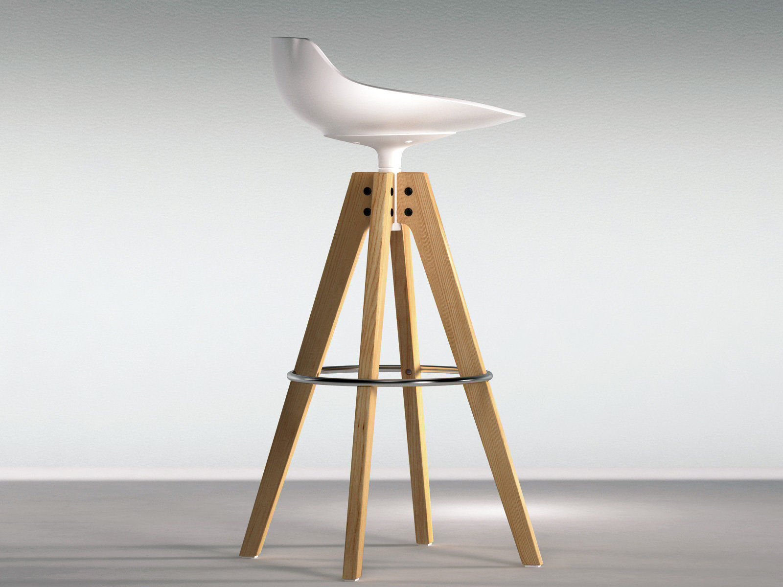 创意家具 - 坐具|吧椅/凳子|办公家具|球友会（中国）家具|FLOW STOOL 吧椅