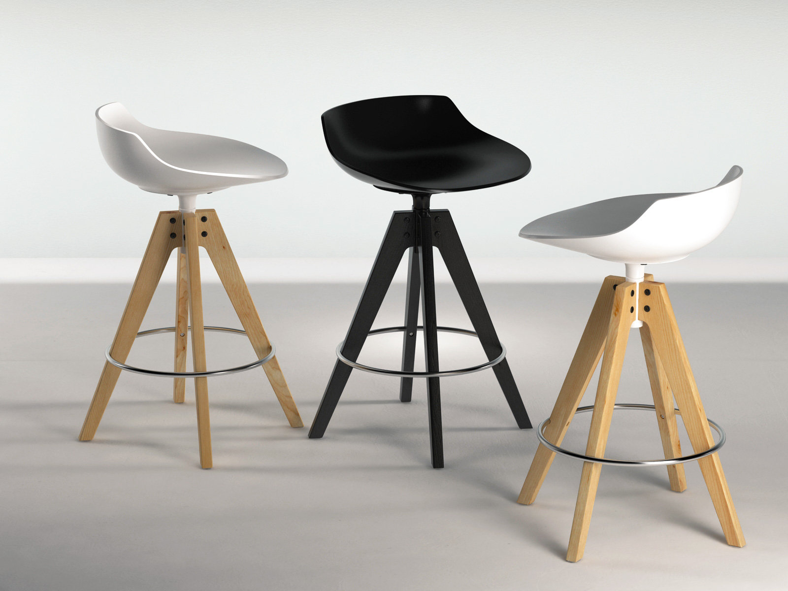 创意家具 - 坐具|吧椅/凳子|办公家具|球友会（中国）家具|FLOW STOOL 吧椅