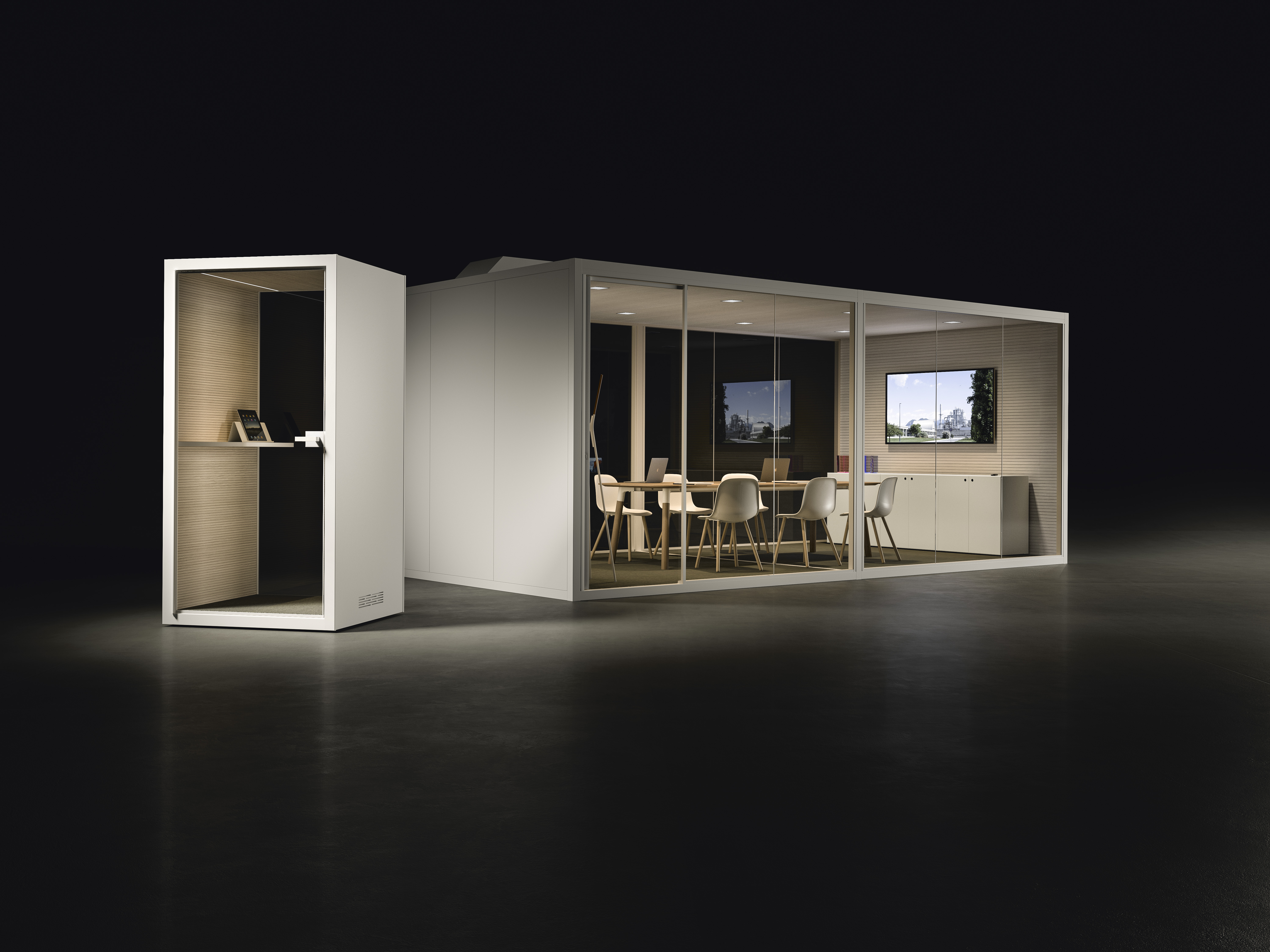 会议台|静音舱/洽谈屋|办公家具|球友会（中国）家具|Acoustic Room Mini 隔音屋