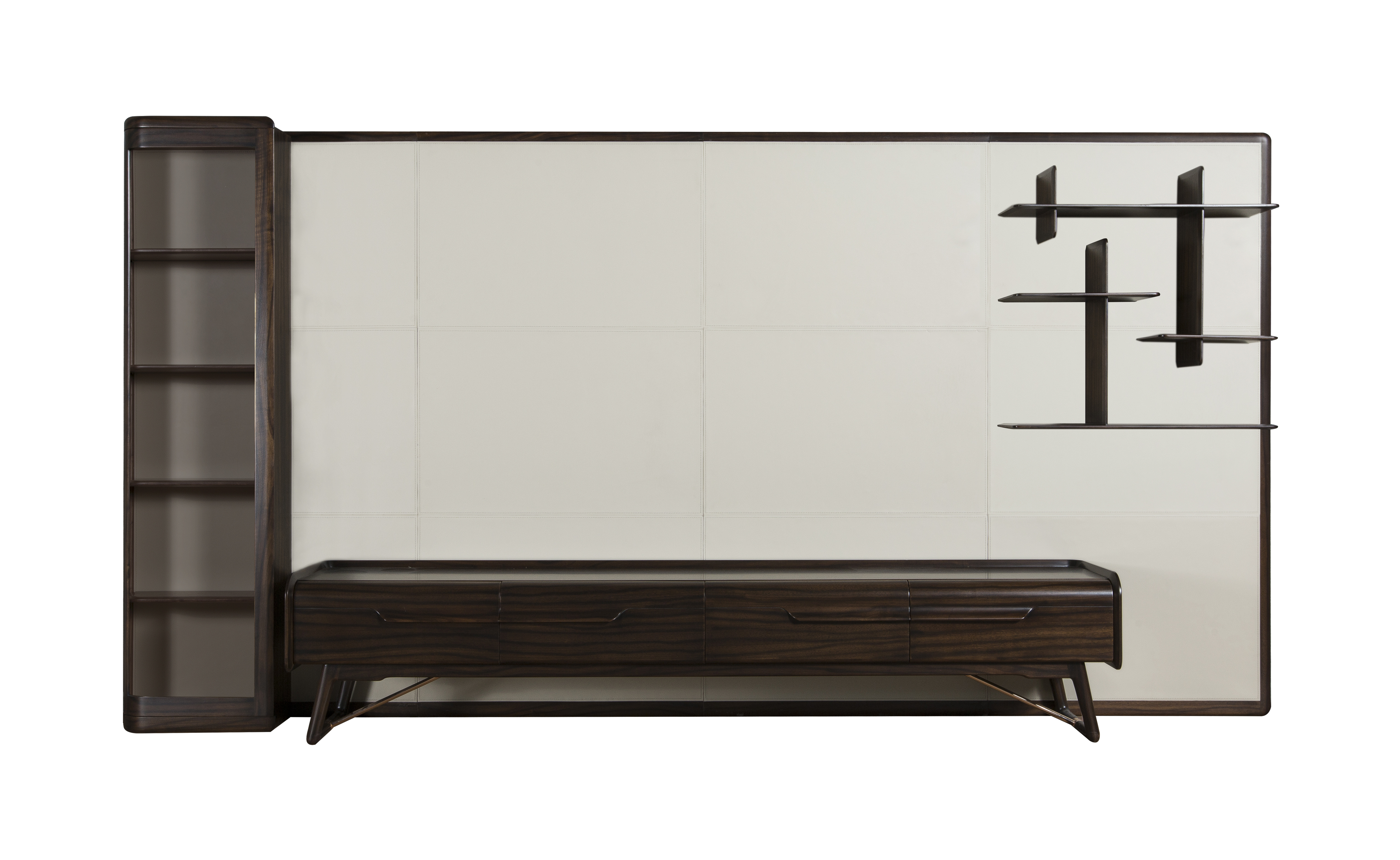 [文件柜|实木文件柜|办公家具|球友会（中国）家具|觅上-组合电视柜背景柜]