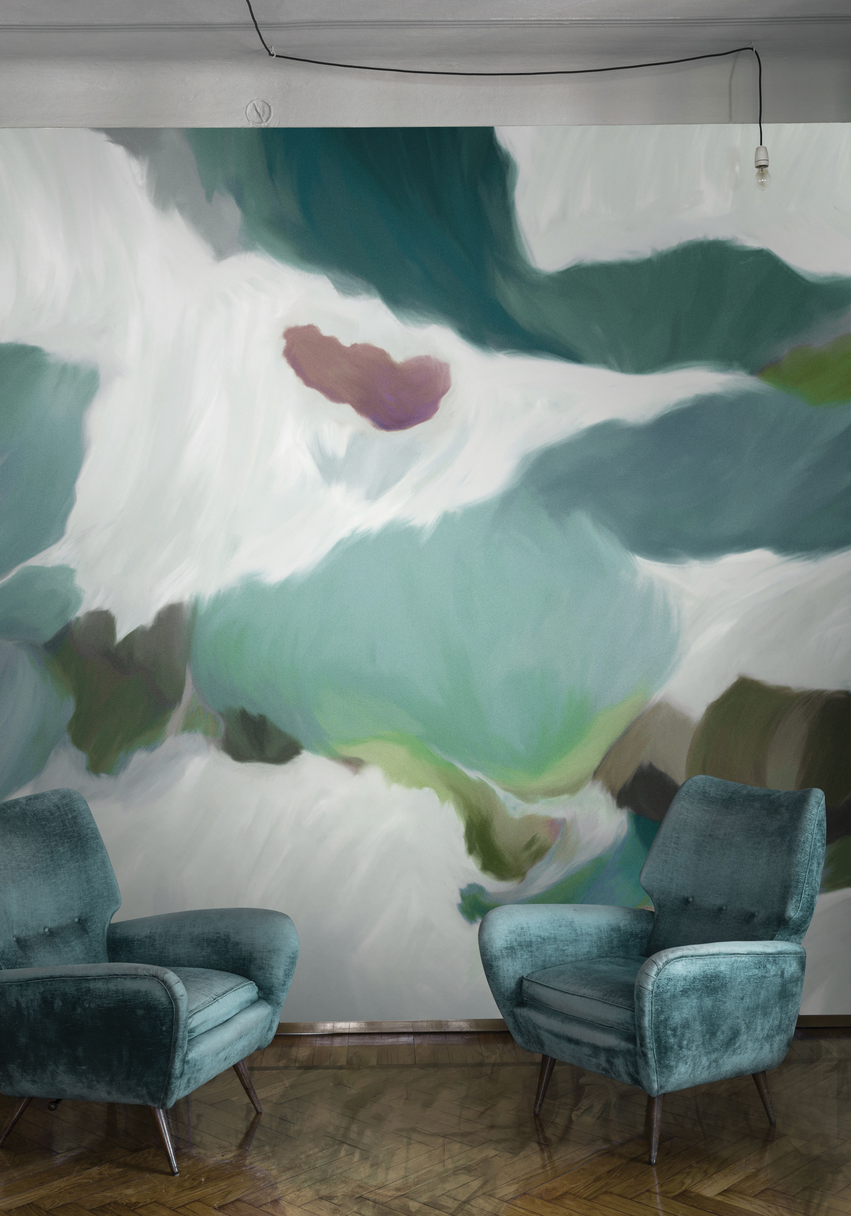 创意家具 - 附件|装饰画/墙饰|办公家具|球友会（中国）家具|听海-原创定制壁画