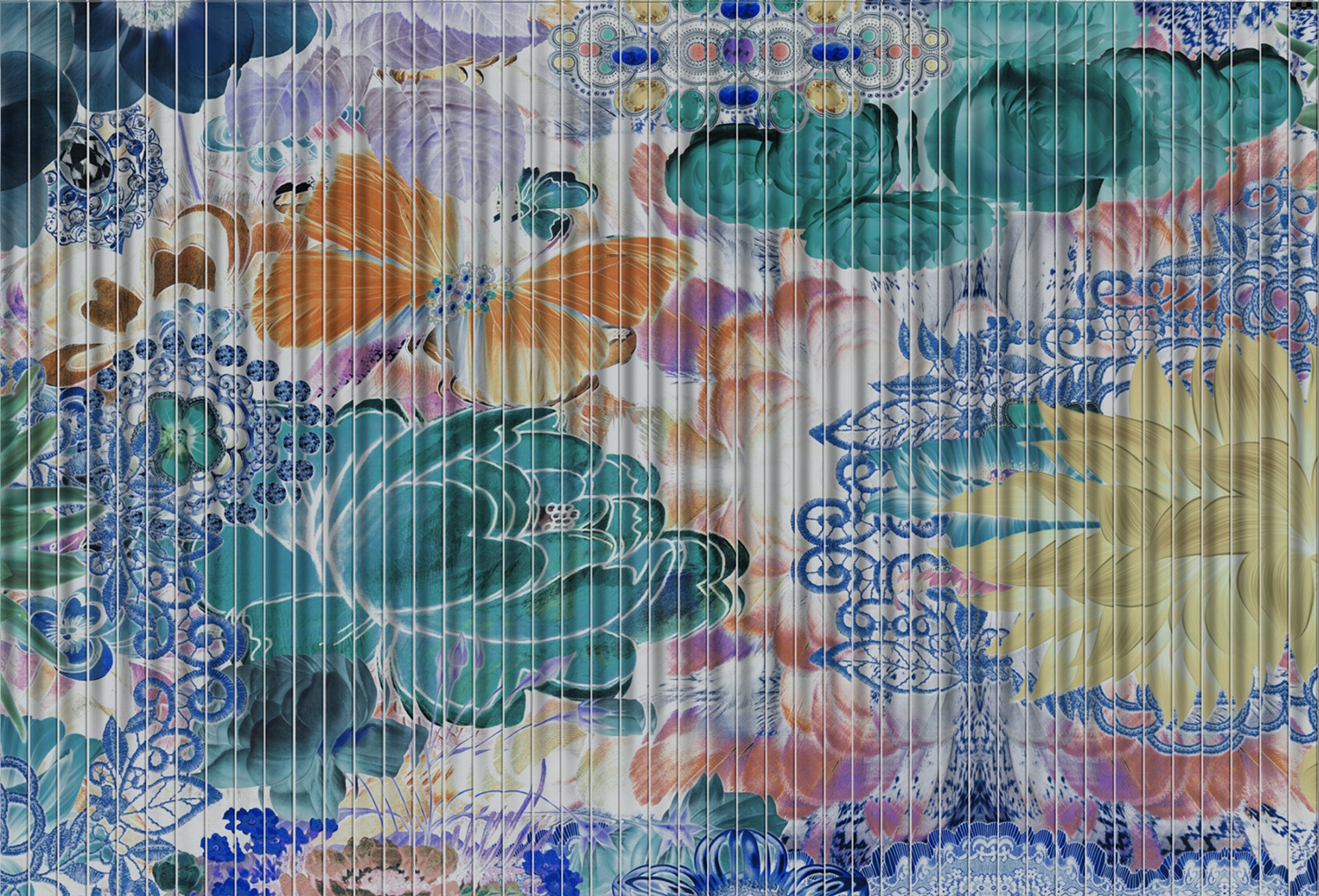 创意家具 - 附件|装饰画/墙饰|办公家具|球友会（中国）家具|镜中花-原创定制壁画
