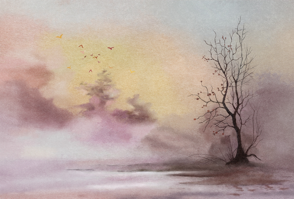 [创意家具 - 附件|装饰画/墙饰|办公家具|球友会（中国）家具|秋天风景-原创定制壁画]