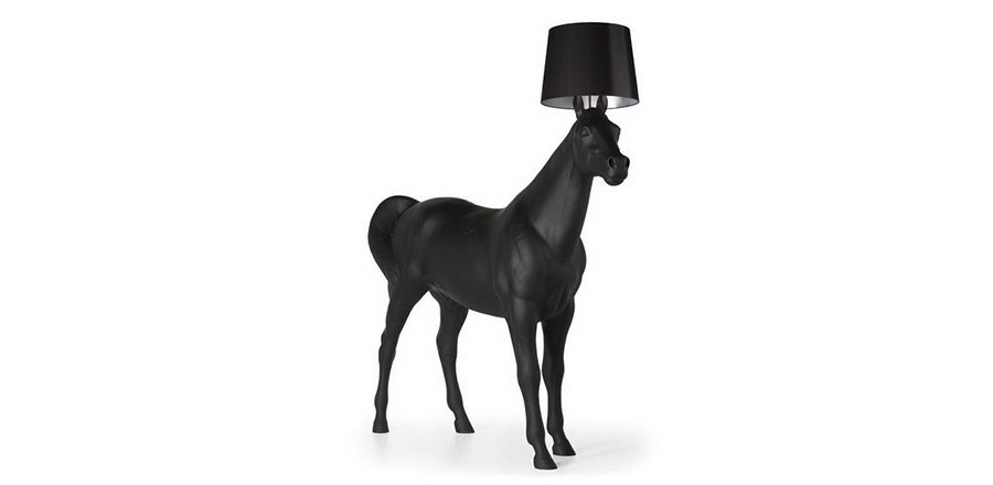 [创意家具 - 灯饰|落地灯|办公家具|球友会（中国）家具|荷兰 Moooi Horse Lamp 动物系列 黑马 落地灯]