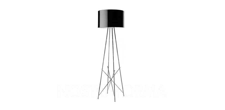 [创意家具 - 灯饰|落地灯|办公家具|球友会（中国）家具|Ray F1 floor lamp black | Flos复制版现代落地灯]
