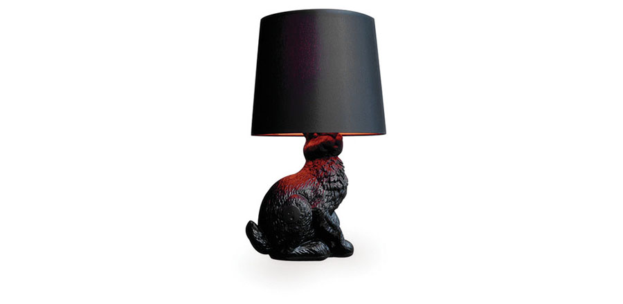 [创意家具 - 灯饰|台灯|办公家具|球友会（中国）家具|Moooi Rabbit Lamp 黑兔台灯]