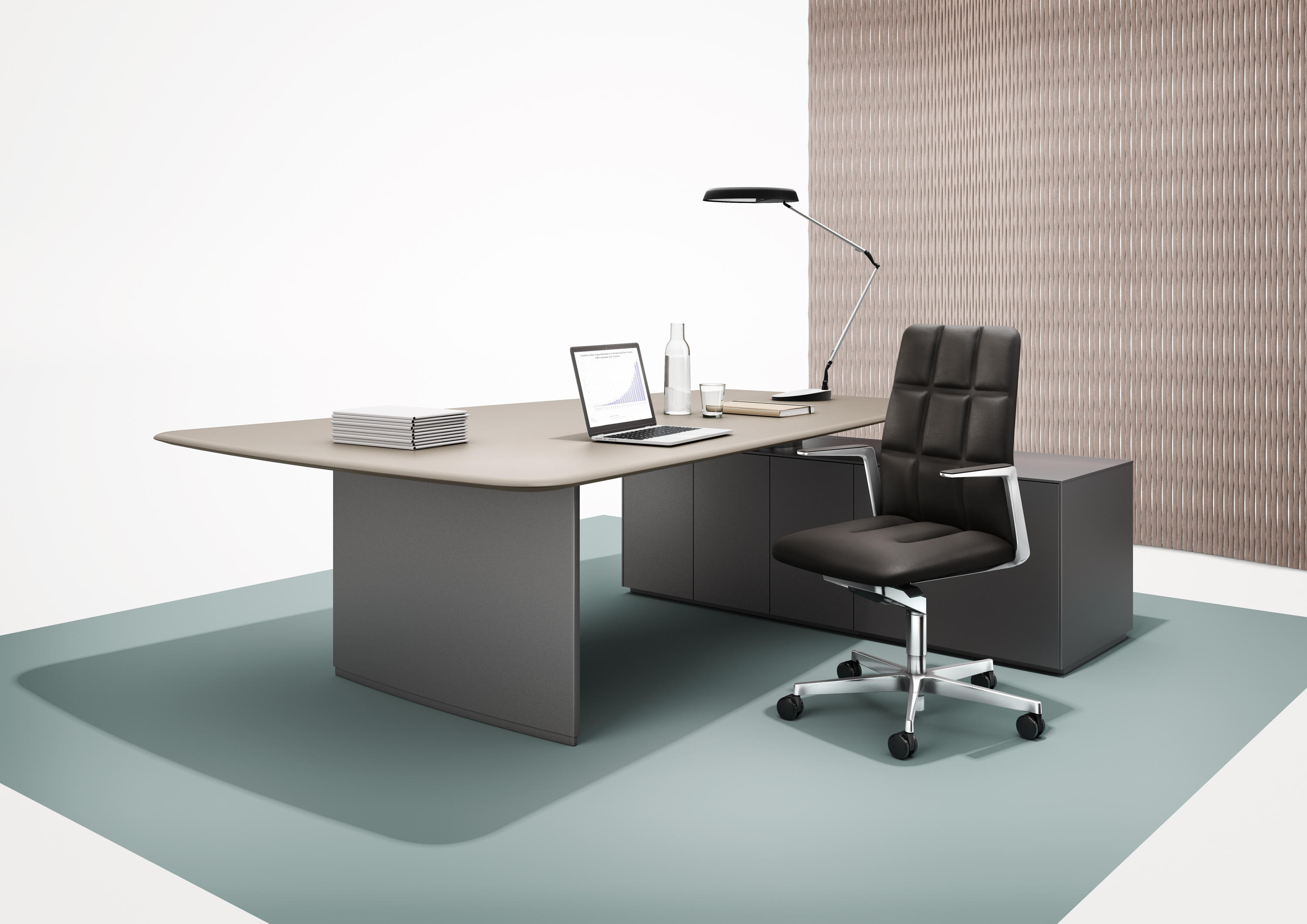 办公台|时尚大班台|办公家具|球友会（中国）家具|KEYPIECE COMMUNICATION DESK.大班台
