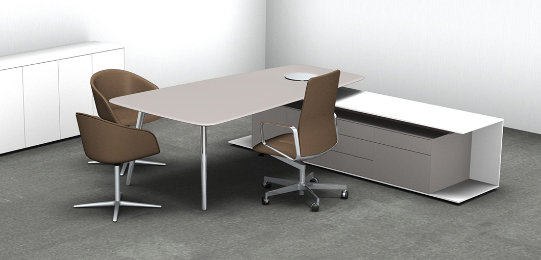 办公台|时尚大班台|办公家具|球友会（中国）家具|KEYPIECE COMMUNICATION DESK.大班台
