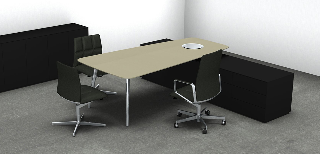 办公台|时尚大班台|办公家具|球友会（中国）家具|KEYPIECE COMMUNICATION DESK.大班台