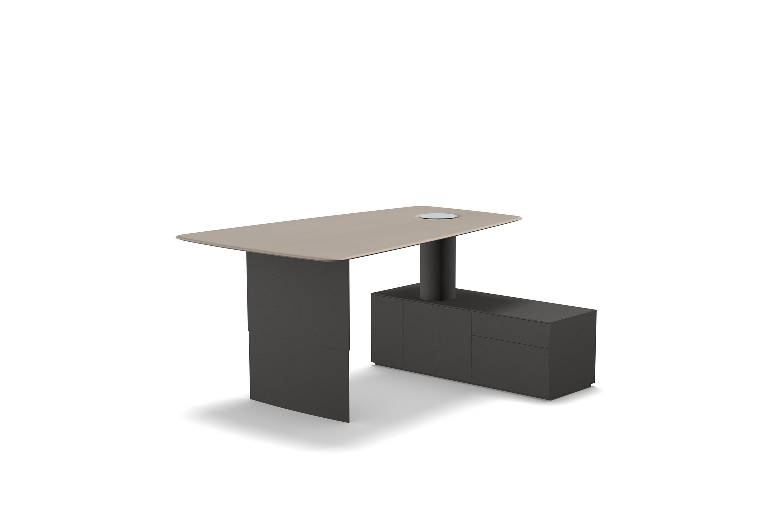 办公台|时尚大班台|办公家具|球友会（中国）家具|KEYPIECE COMMUNICATION DESK.大班台
