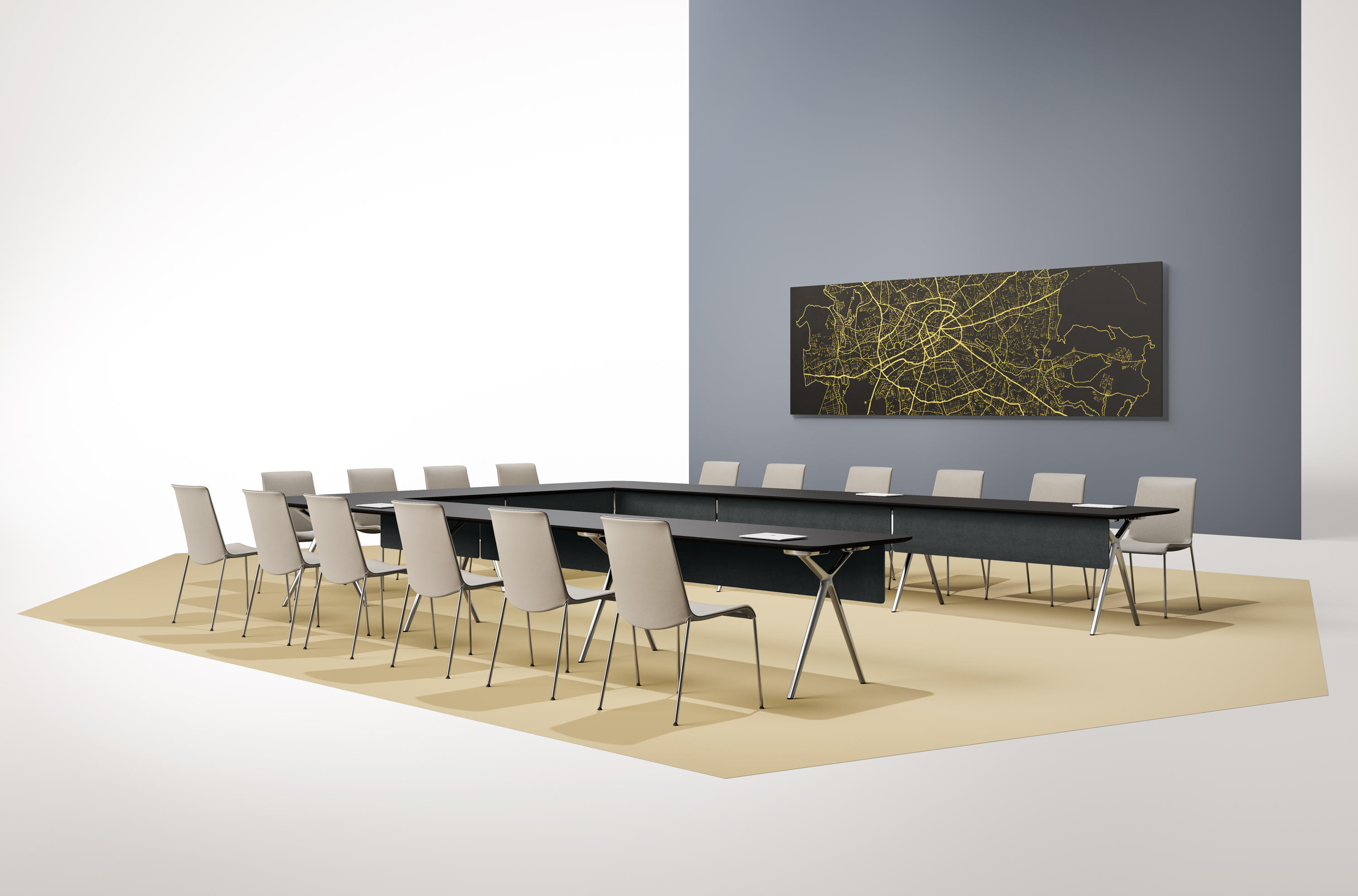 会议台|实木会议台|办公家具|球友会（中国）家具|ConferenceX-组合会议台