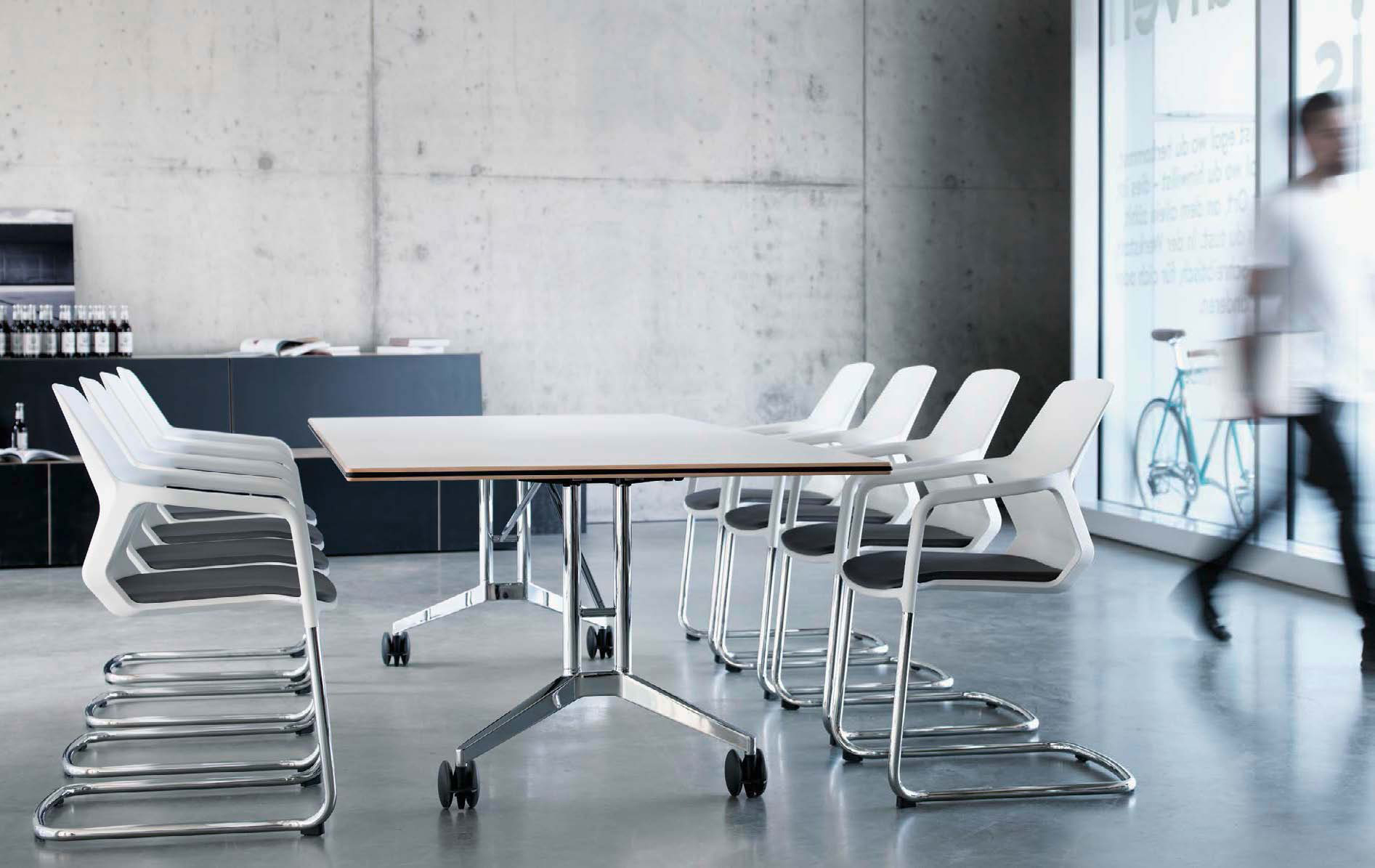 培训家具|布面培训椅|办公家具|球友会（中国）家具|现代悬臂椅