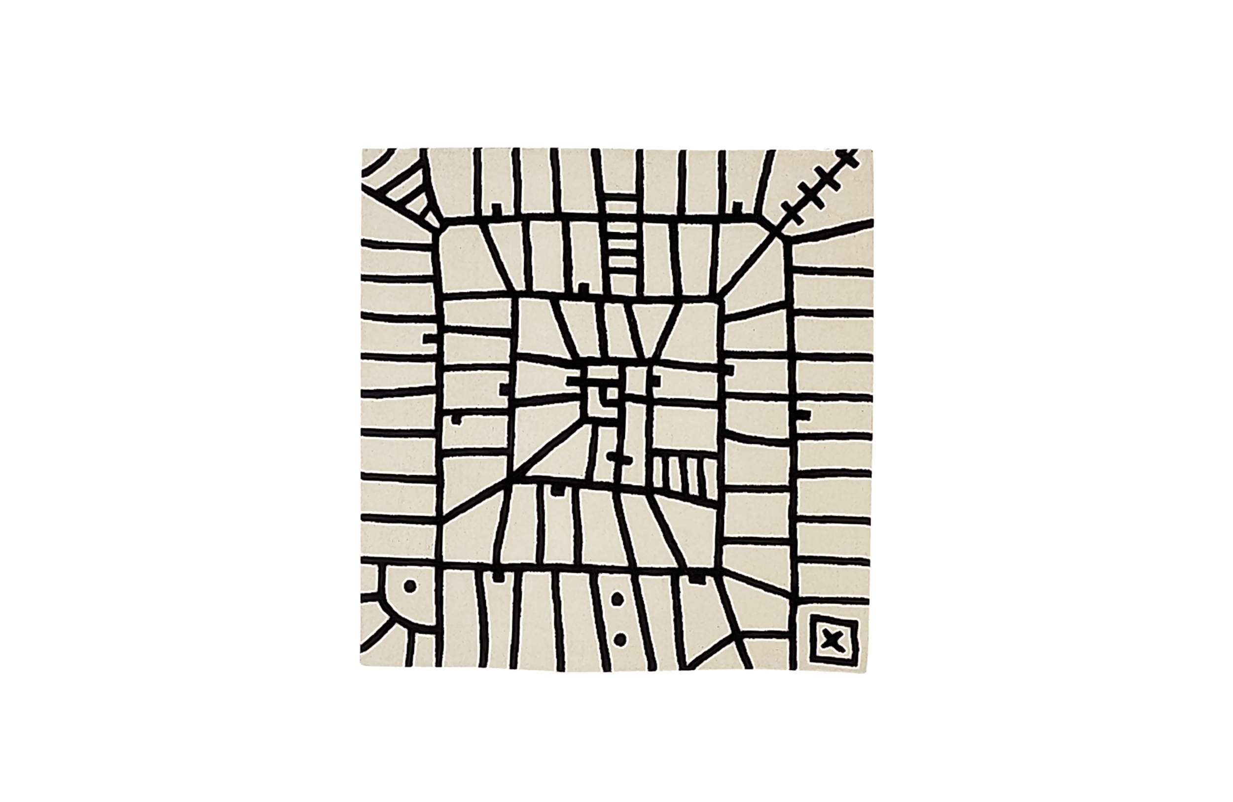 [创意家具 - 附件|地毯|办公家具|球友会（中国）家具|丛林地狱黑白地毯]