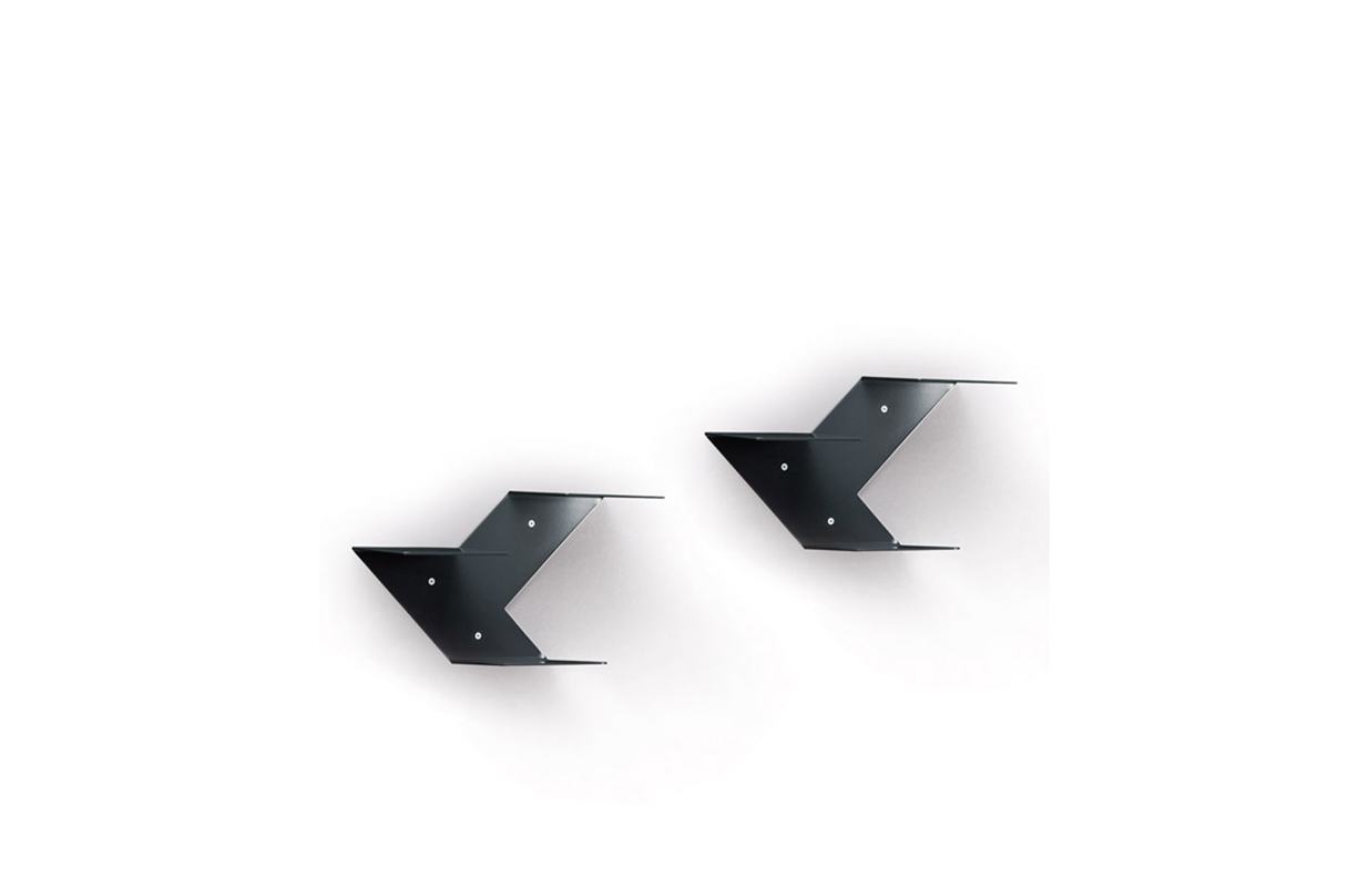 [创意家具 - 储物|装饰架|办公家具|球友会（中国）家具|挂壁式钢制鳍书架]