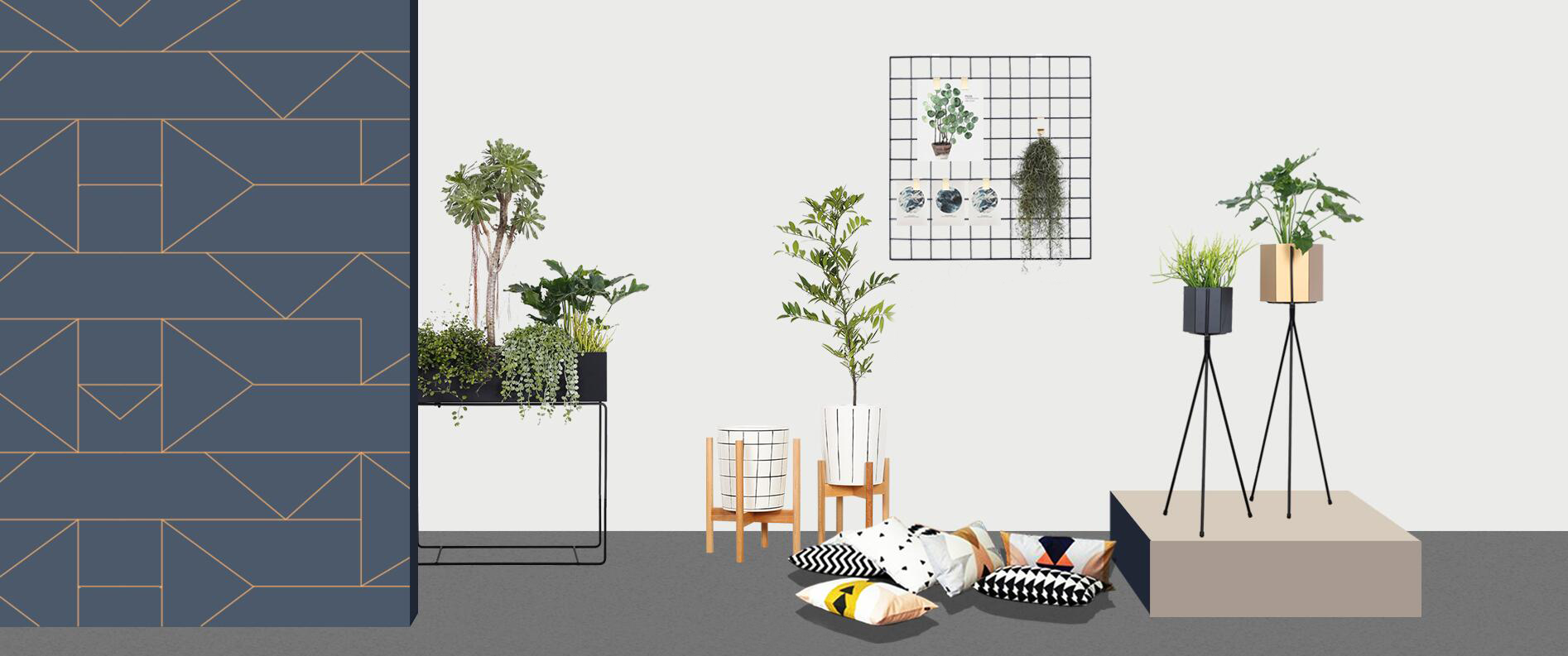 创意家具 - 附件|花器|办公家具|球友会（中国）家具|六角花器